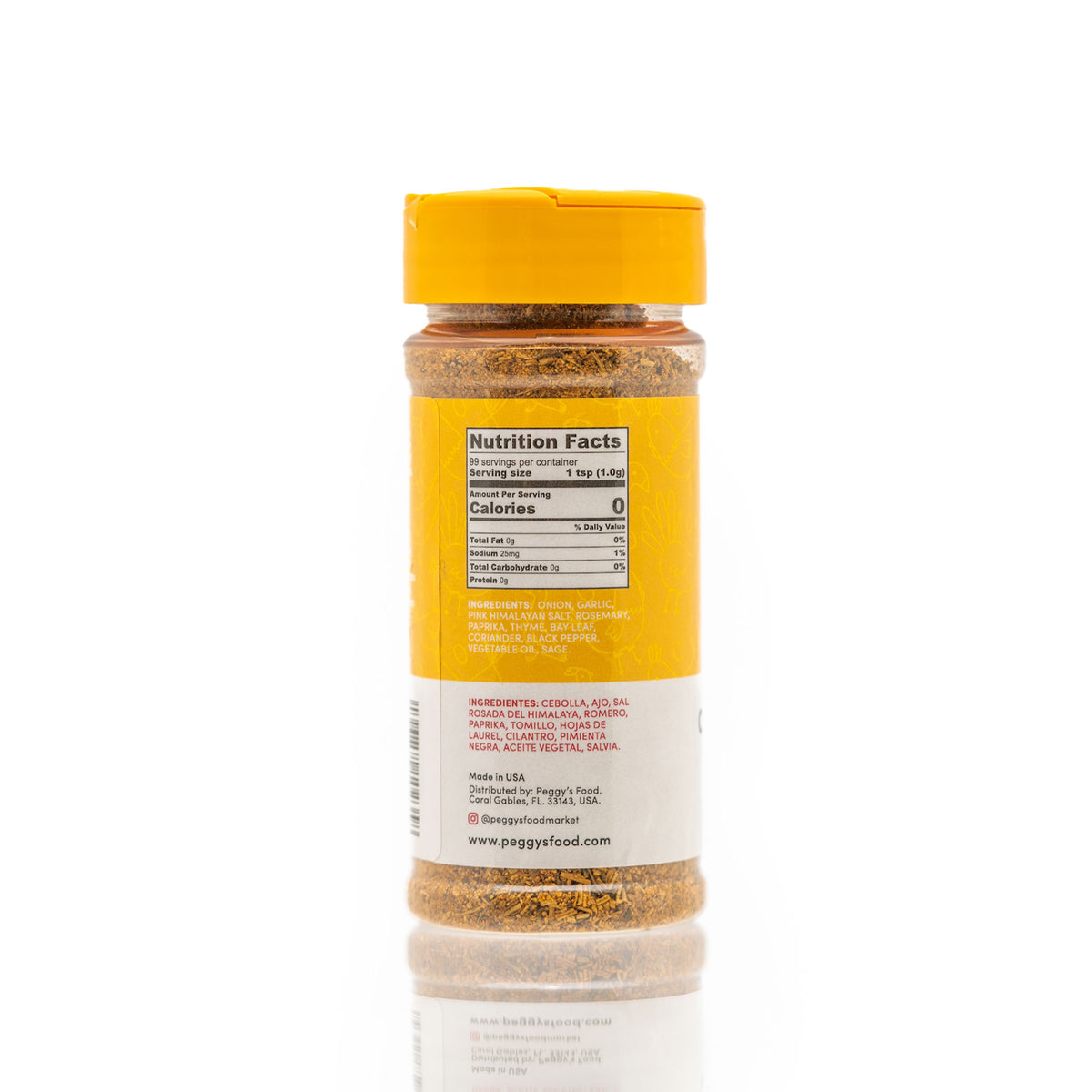 My Secrets Peggy's Food OMG Poultry Seasoning Mix – Perfect Blend of Herbs  and Spices – With Pink Himalayan Salt – 3.5 Oz/99.2 g – Versatile – Low